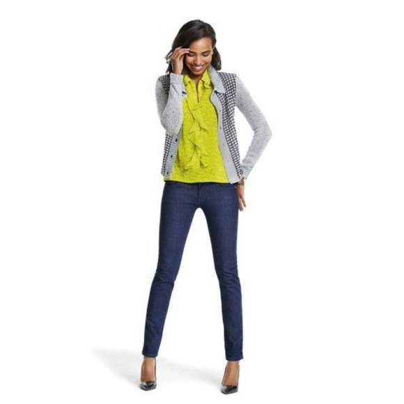 CABI #3071 Yellow Animal Print Reign Blouse sz S - Picture 3 of 11